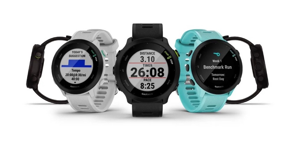 garmin forerunner 55 vs garmin forerunner 165