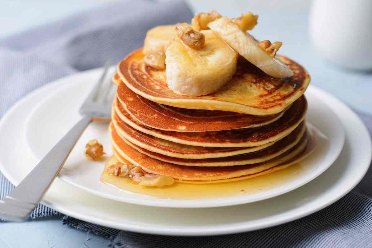 come preparare i pancake alla banana