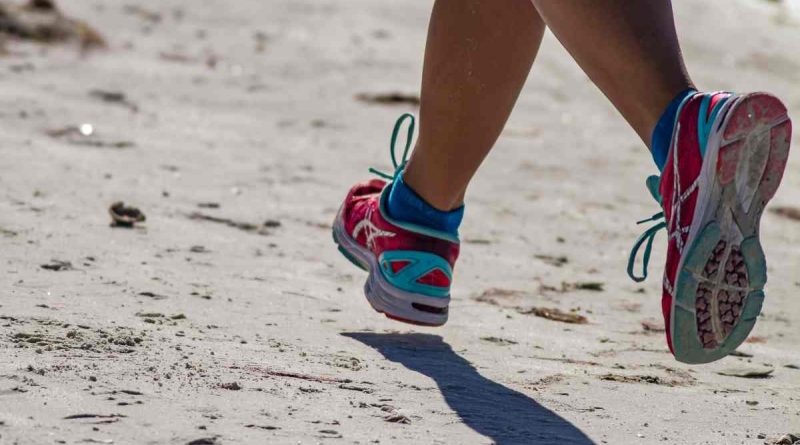 piedi di un runner